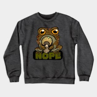 Grumpy Nope Toad Crewneck Sweatshirt